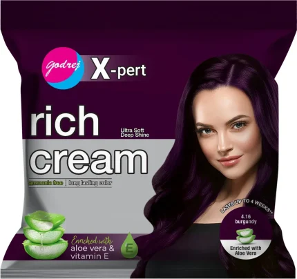Godrej Expert Rich Creme Hair Color 4.16 Burgundy Made In Pakistan