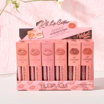 Hudamoji Ultra Matte Finish Lip Gloss And Lip Liner Lip Contour Set - Image 2