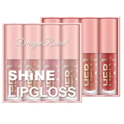 Dragon Ranee "Her Shine" Lipgloss – 4 Piece Set