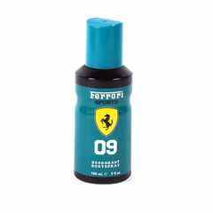 Ferrari Sports 09 Deodorant Body Spray – 150ml Experience the exhilarating essence of speed and sophistication with Ferrari Sports 09 Deodorant Body Spray. This dynamic fragrance combines crisp citrus notes, invigorating spices, and rich woody undertones, capturing the thrill of the race and the spirit of performance. Designed for those who live life with energy and precision, it offers long-lasting freshness and confidence throughout the day. Key Features: Fragrance Profile: A vibrant blend of citrus, spices, and woody notes. Long-Lasting Freshness: Keeps you feeling fresh and confident all day. Versatile Use: Suitable for daily wear, whether at work, the gym, or on the go. Easy Application: Convenient spray format for quick and even coverage.