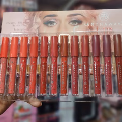 12 Pcs Anthaway Matte Lip Gloss