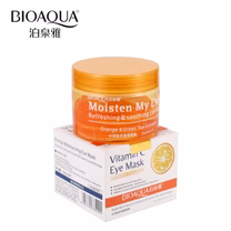 BIOAQUA Vitamin C Orange Moisturizing Eye Mask for Dark Circles 80gm