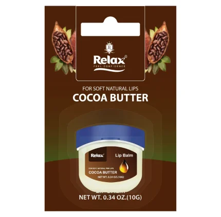 Relax Cocoa Butter Lip Balm – 10gm
