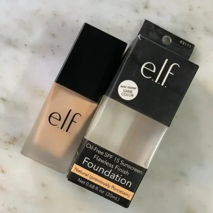 Original E.L.F Oil Free Spf-15 Sun Screen Flawless Finish Foundation - 20ml