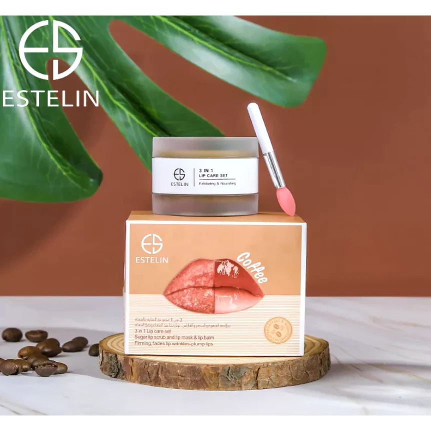 Estelin 3 In 1 Lip Care Set - Coffee 5g
