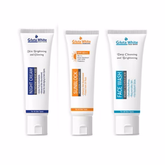Gluta White Face Whitening Kit Trio Pack