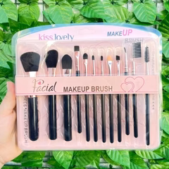 Kiss Lovely Professional Makeup Brush -12 Pcs Set
