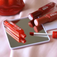 Kiss Beauty Velvet Matte Lip Gloss 6 Pcs Set - Image 3