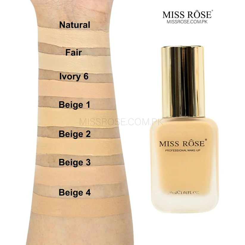 Miss Rose Super Stay Foundation β Perfect Fitting Skin