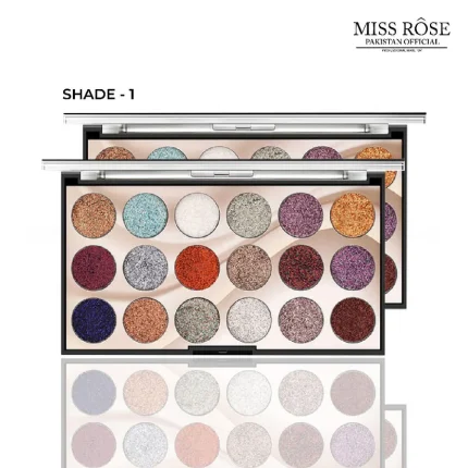Miss Rose 18 Color Full Glitter Palette