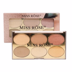 Miss Rose Gilded Ellipse Highlighters Kit