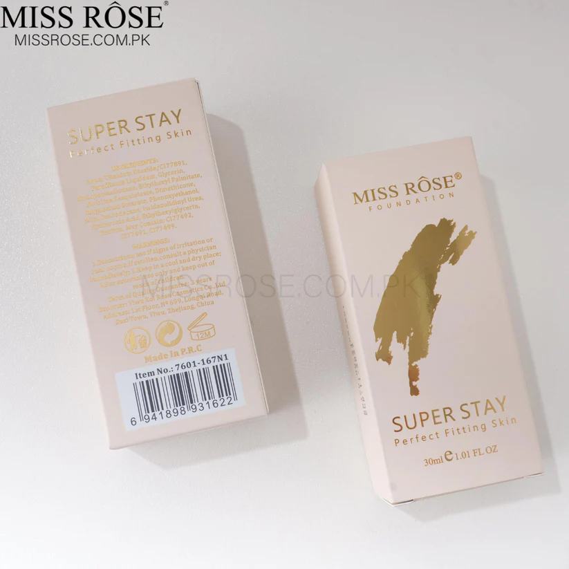 Miss Rose Super Stay Foundation β Perfect Fitting Skin