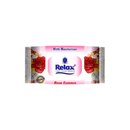 Relax Rose Essence Facial Wipes 72s