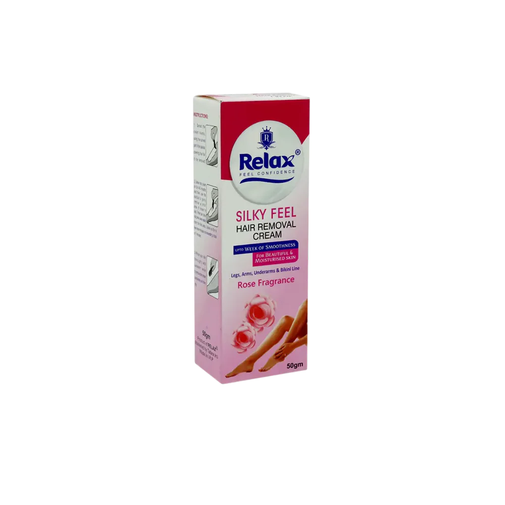 Relax Silky Feel Rose Hair Removing Cream - 150ml