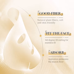 SADOER 24K Gold Ampoule Serum Facial Sheet Mask - 25g - Image 3