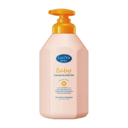 SADOER Children's Calendula Amino Acid Shampoo and Bath Gel - 600ml