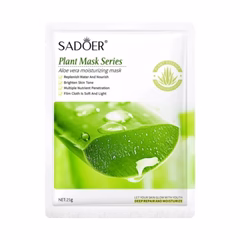 SADOER Aloe Vera Soft Moisturizing Face Sheet Mask - 25g SADOER Aloe Vera Soft Moisturizing Face Sheet Mask - 25g SADOER Aloe Vera Soft Moisturizing Face Sheet Mask - 25g