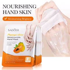 Sadoer Papaya Shine Nicotinamide Whitening Hand mask 35g