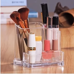 Transparent Makeup Brush Bucket