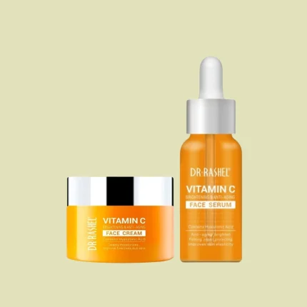 Dr.Rashel Vitamin C Brightening & Anti Aging Face Serum & Face Cream Deal