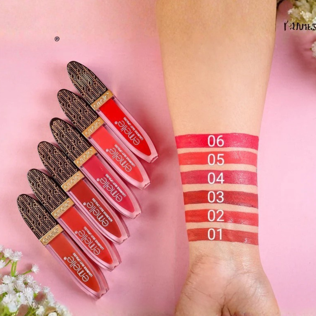 24HRS Long Lasting Lipgloss - 6pc Set