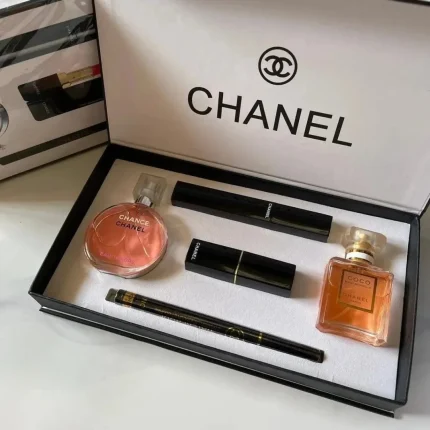 Chanel 5 In 1 Gift Set Makeup Perfume Box - Dubai - 100% Original Testers
