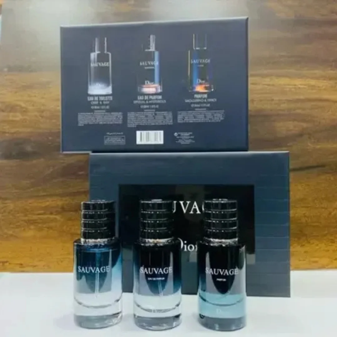 Dior Sauvage Gift Set for Men3-in-1 - 30ml - Dubai - 100% Original Testers
