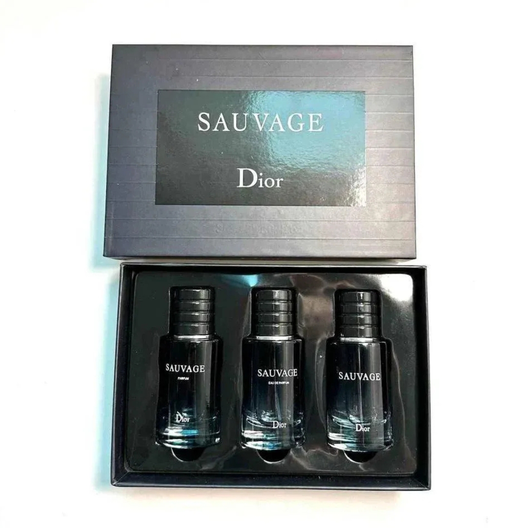 Dior Sauvage Gift Set for Men3-in-1 - 30ml - Dubai - 100% Original Testers
