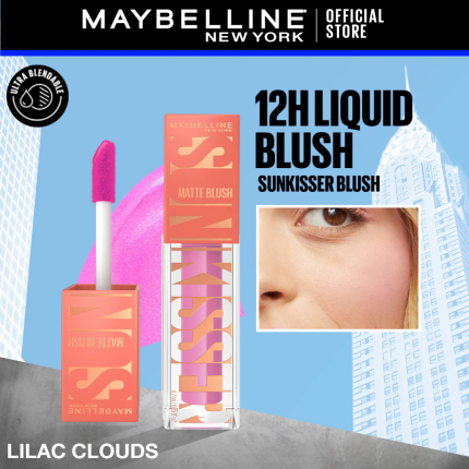 New York Sunkisser Liquid Glow Blush - Matte Lilac Clouds 32