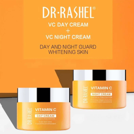 Dr Rashel Vitamin C Day Cream + Night Cream - Pack Of 2