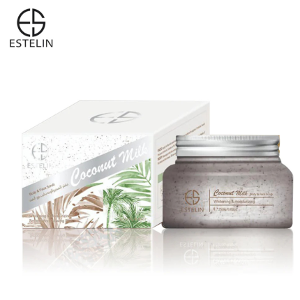 Estelin Coconut Milk Body and Face Scrub