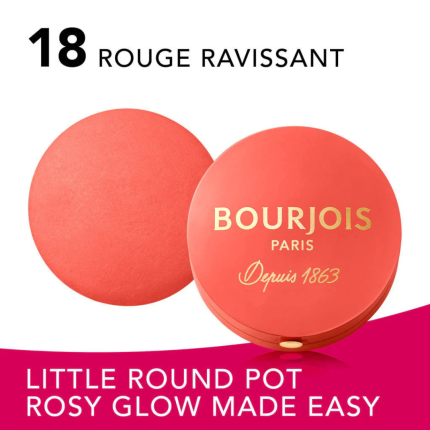 Bourjois - Little Round Pot Blush - 18 Rouge Ravissant