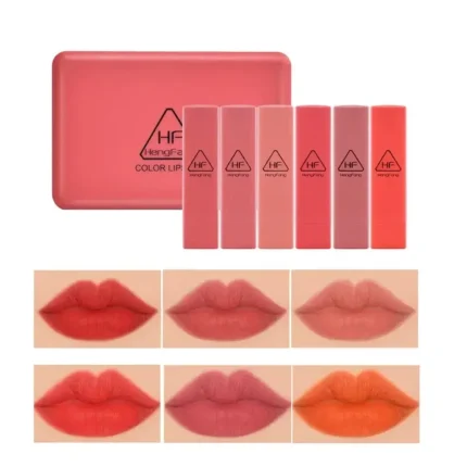 Hengfang High Quality Makeup Nourishing Matte Organic Waterproof Lipstick Set 9081