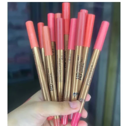 Emelie HD Perfect Matte And Super Silky Lipstick Pencil 12Pcs Pack