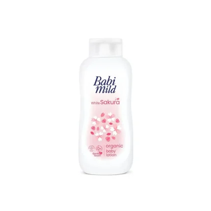 Babi Mild White Sakura Organic Baby Lotion - 180ml