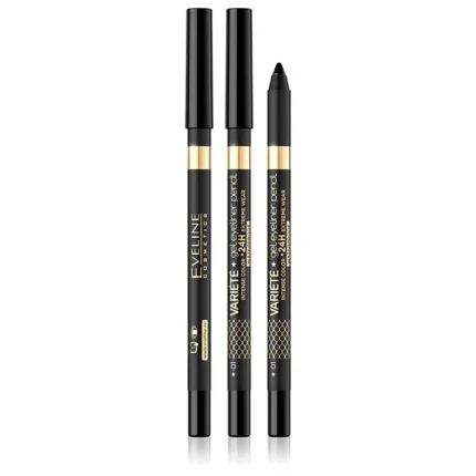 Eveline Variete Gel Eyeliner Pencil Pure Black 01