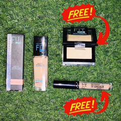 Fitme Foundation with FREE Concealer & Matte + Poreless Powder