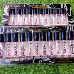 12 Lip&nd Matte Lip Gloss Waterproof (Pink)