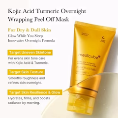 Medicube Kojic Acid Turmeric Night Wrapping Mask - 75ml - Image 3