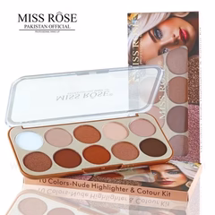Miss Rose Nude-Highlighter & Contour Kit - 10 Color