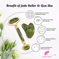 2 In 1 Jade Roller & Gua Sha Set - Image 6