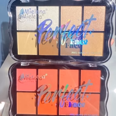 Mielena 8 color Highlighter and Blushon Palette Each