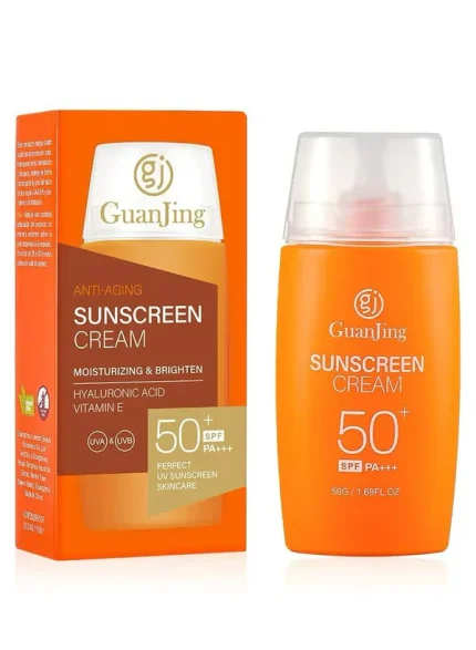 #SPF50Protection #AntiAgingSkincare #BrighteningCream #MoisturizingSPF #DailySunDefense