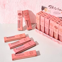 Hudamoji Ultra Matte Finish Lip Gloss And Lip Liner Lip Contour Set - Image 4