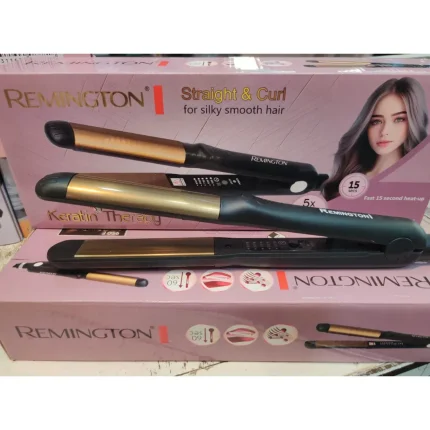 Remington 2-in-1 High Heat Hair Straightener – Sleek & Curl Styler