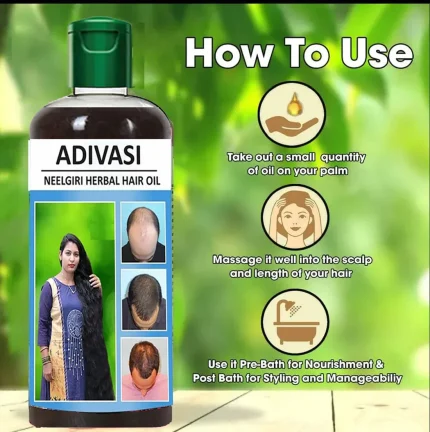 Indian Adivasi Neelambari Hair Oil 250ml original Indian Adivasi Neelambari Hair Oil 250ml original