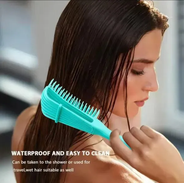 STYLISH Curly hair brush massage wet hair comb & hair brush - Image 3