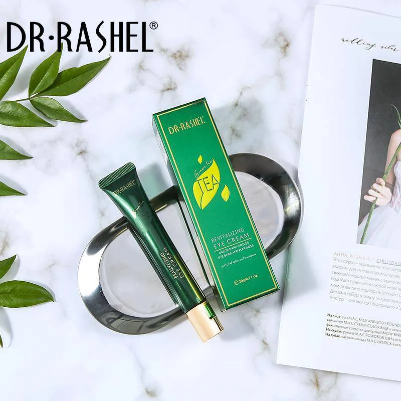 Dr Rashel Green Tea Revitalizing Eye Cream Dilute Dark Circles Eye Bags And Puffiness - 20g