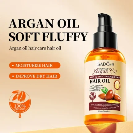 Sadoer Morocco Argan Oil Hair Care Hair Oil - 80ml