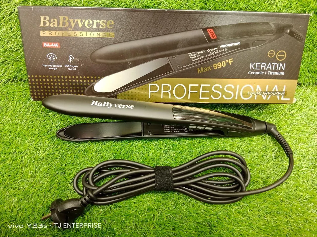 Professional 2 in 1 Multi-function hair straightener and hair curler - Image 2